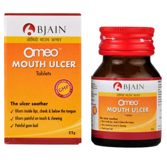 Bjain Homeopathy Omeo Mouth Ulcer Tablets -  usa australia canada 