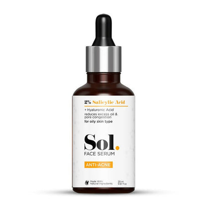 The Man Company Sol. 2% Salicylic Acid Anti-Acne Face Serum - usa canada australia