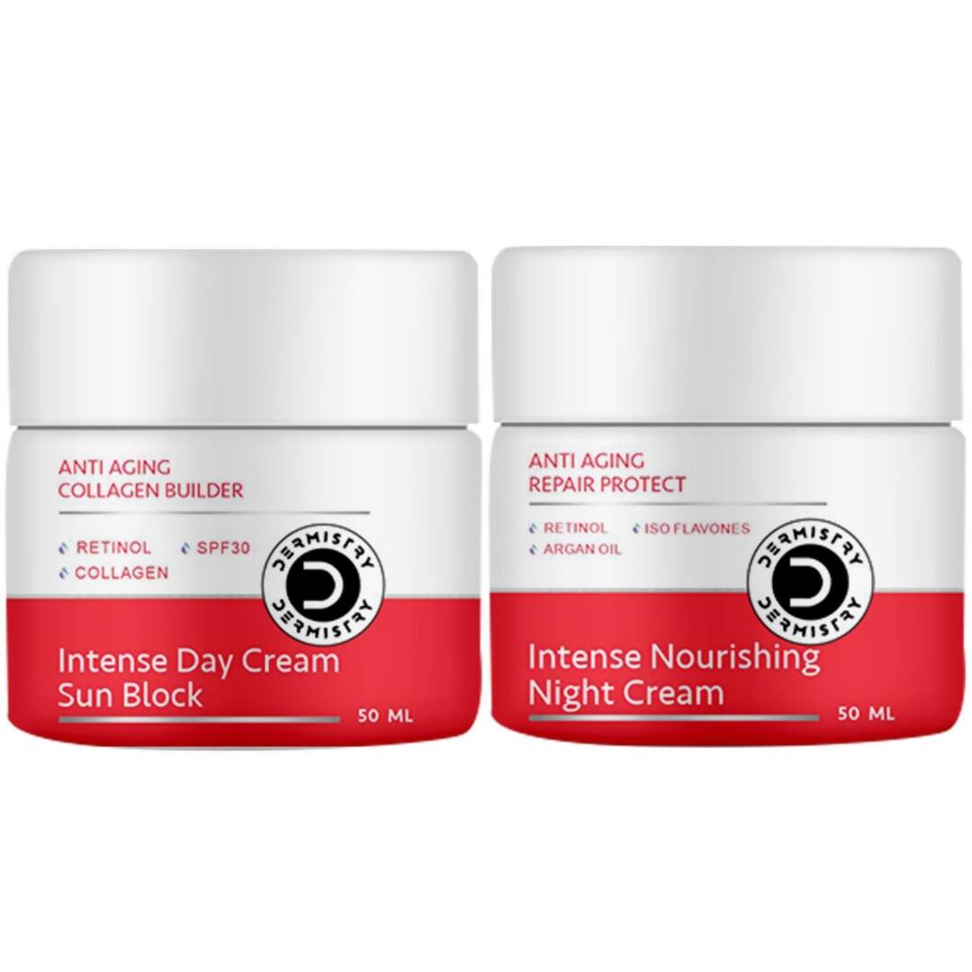 Dermistry Anti Aging Intense Day Cream Sun Block & Intense Nourishing Night Cream