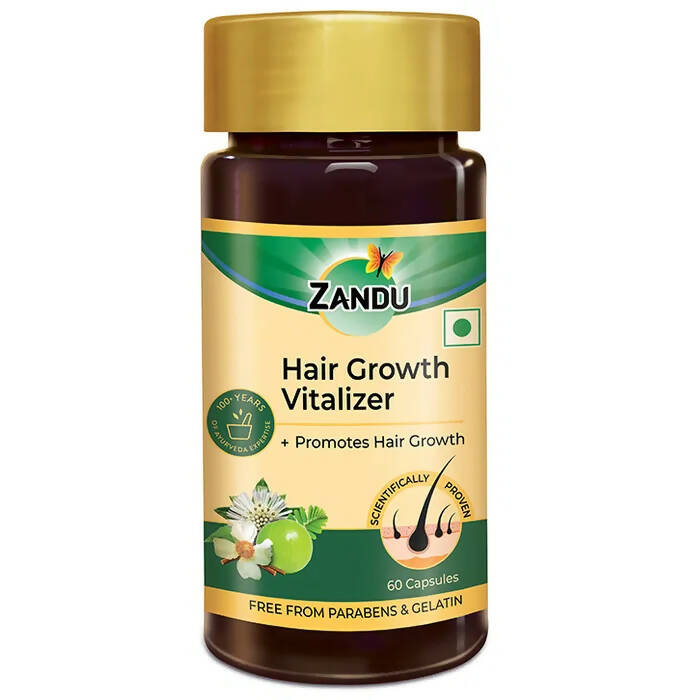 Zandu Hair Growth Vitalizer Capsules - BUDEN