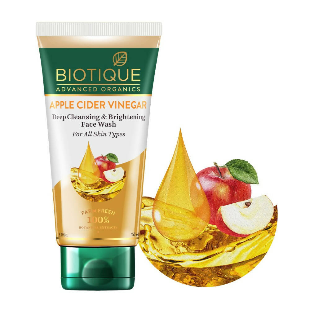 Biotique Apple Cider Vinegar Deep Cleansing & Brightening Face Wash