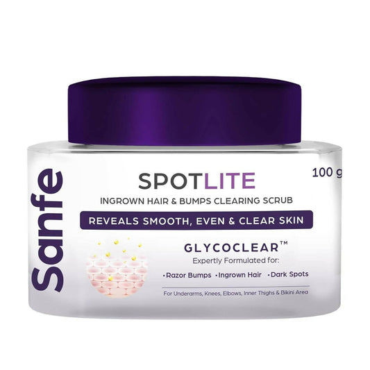 Sanfe Spotlite Ingrown Hair & Bumps Clearing Body Scrub - BUDEN