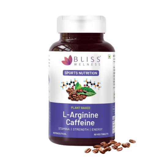 Bliss Welness L-Arginine Caffeine Tablets -  usa australia canada 