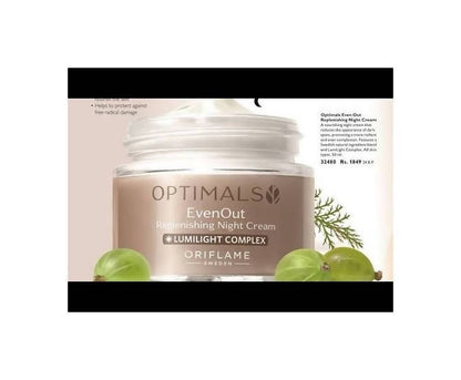 Oriflame Optimals Even Out Replenishing Night Cream