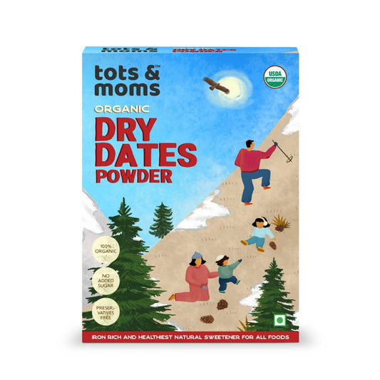 Tots and Moms Organic Dry Dates Powder - BUDNE