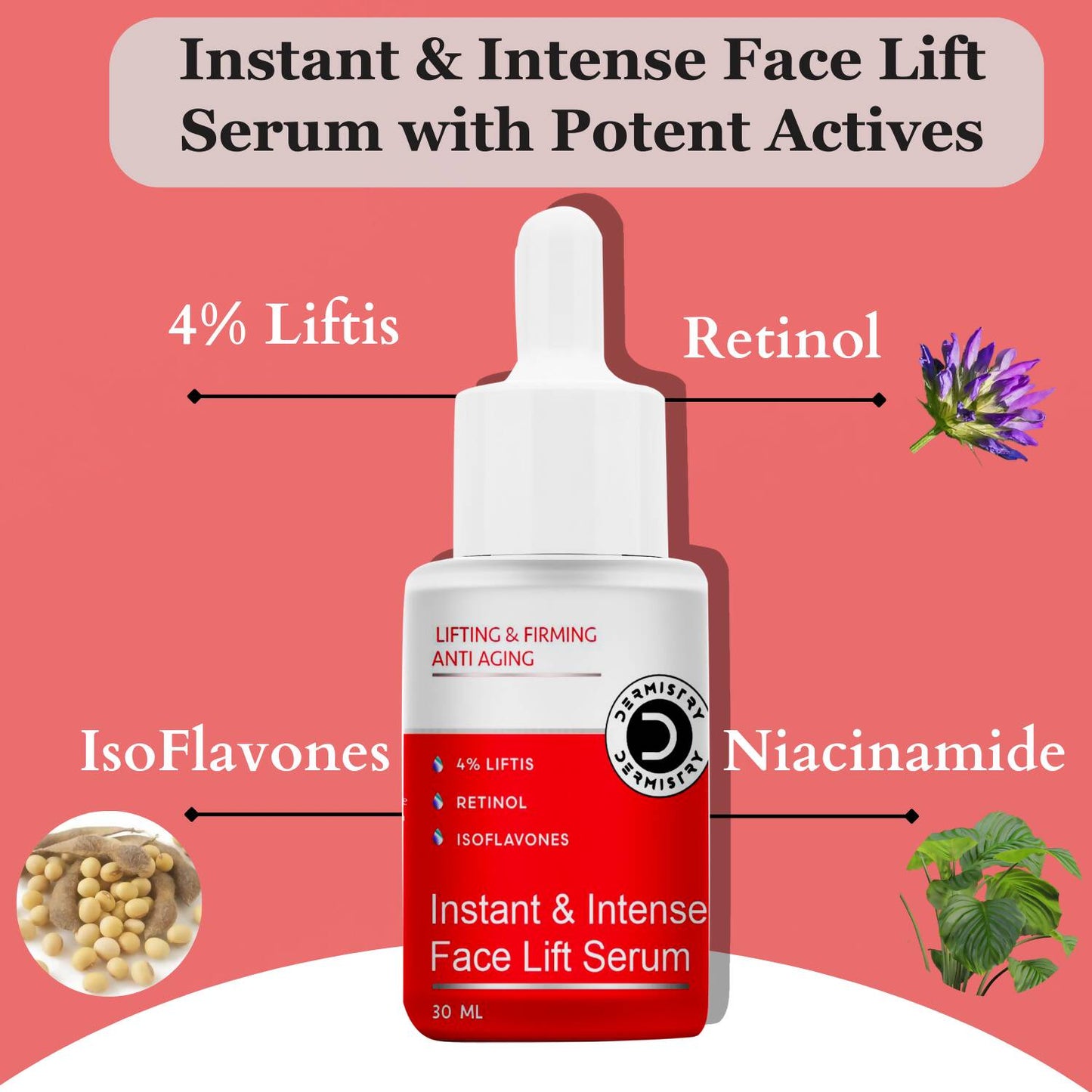 Dermistry Anti Aging Intense Nourishing Night Cream & Instant Intense Face Lift Serum