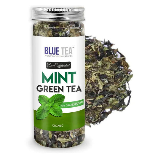 Blue Tea Organic Mint Green Tea with Shankhpushpi - buy in USA, Australia, Canada