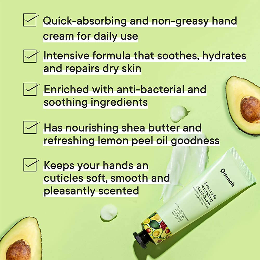 Quench Botanics Bravocado Nourishing Hand Cream