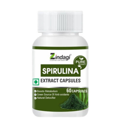 Zindagi Spirulina Extract Capsules - BUDEN