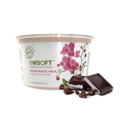 Biosoft Dark Chocolate Cream Microwave Wax - usa canada australia