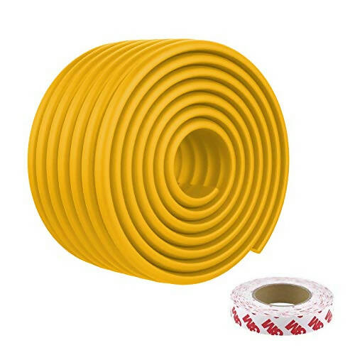 Safe-O-Kid Unique High Density- Prevents From Head Injury Multi-Functional 2 Meter Edge Guard - Yellow -  USA, Australia, Canada 