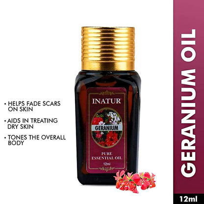 Inatur Geranium Pure Essential Oil