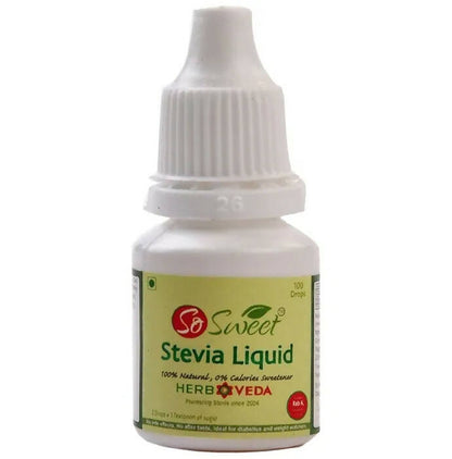Herboveda So Sweet Stevia Liquid Drops- Sweetener Sugar Free