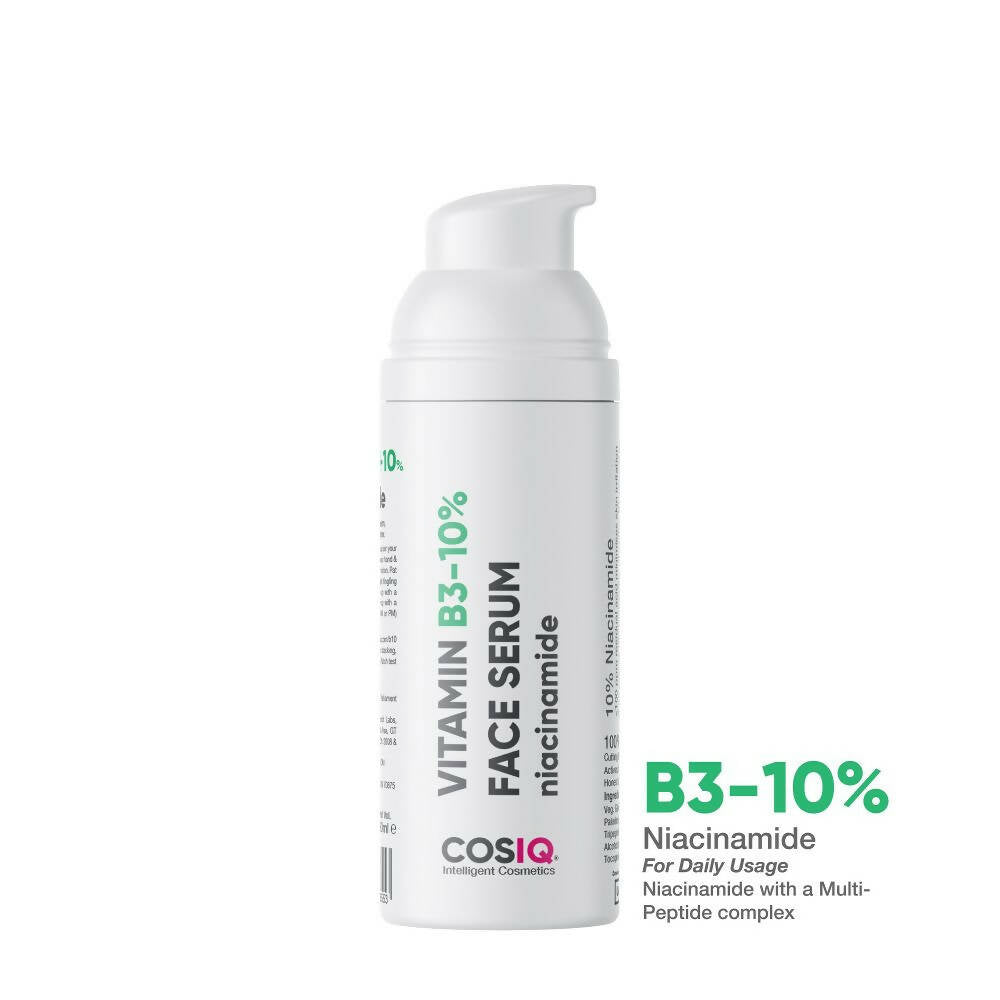 Cos-IQ Niacinamide Vitamin B3-10% Face Serum for Ultra Sensitive Skin