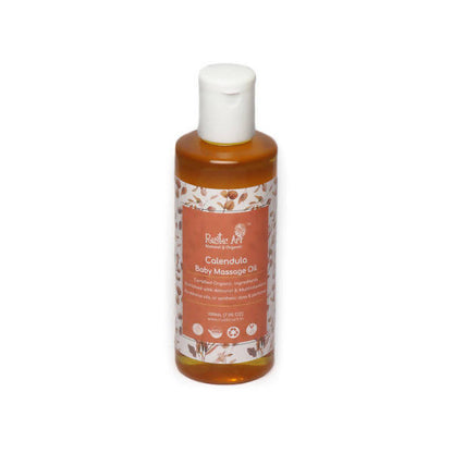 Rustic Art Organic Calendula Baby Massage Oil