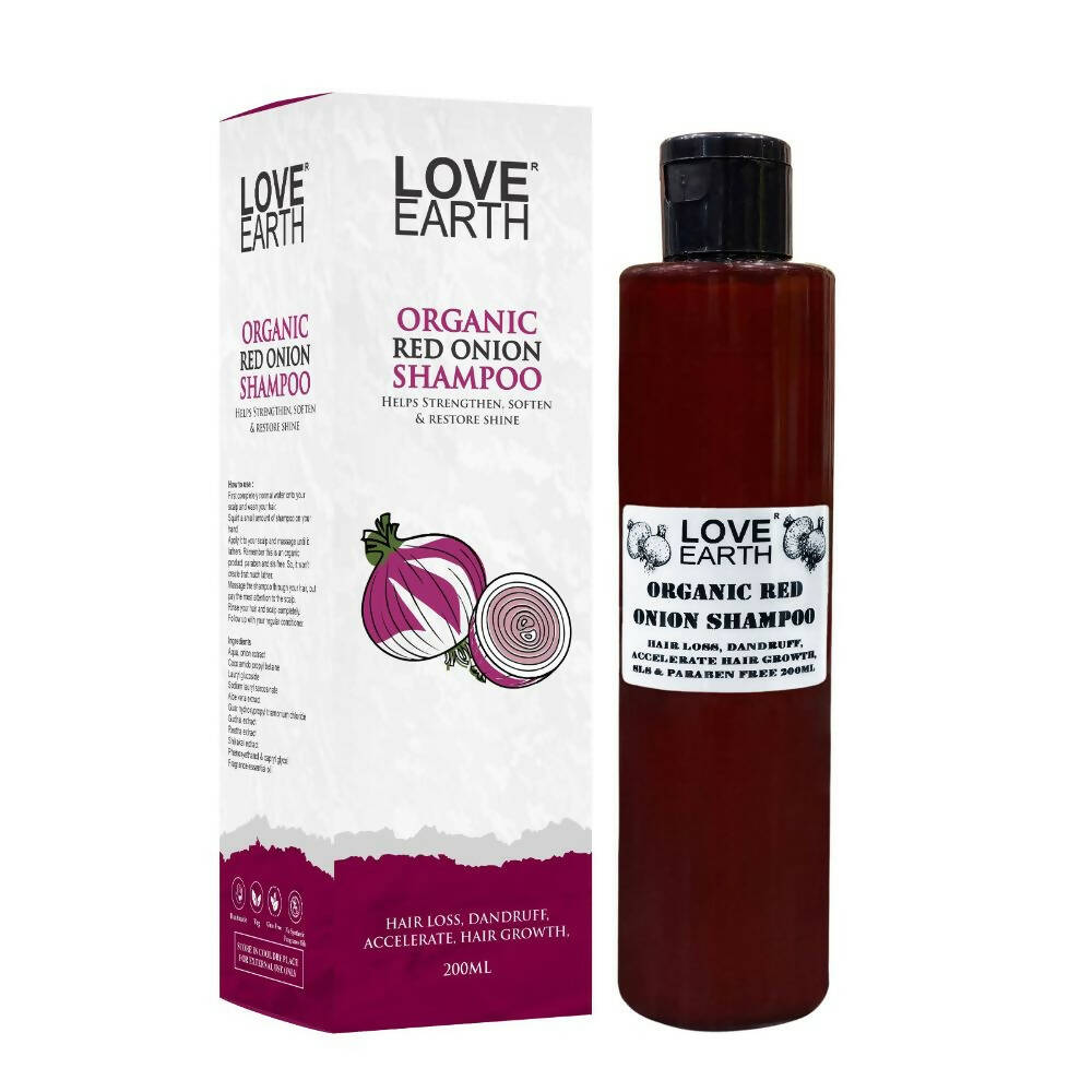 Love Earth Organic Red Onion Shampoo