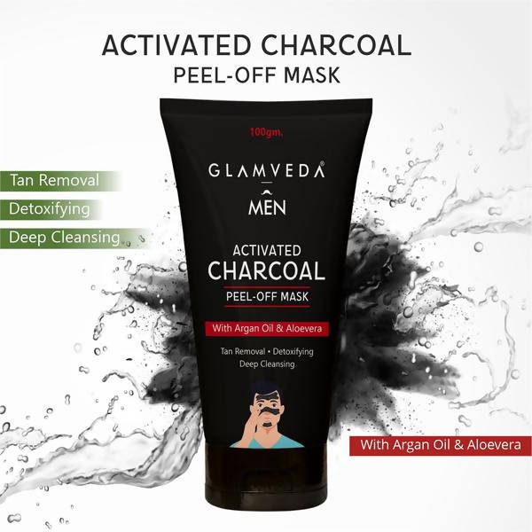 Glamveda Men Activated Charcoal Peel Off Mask