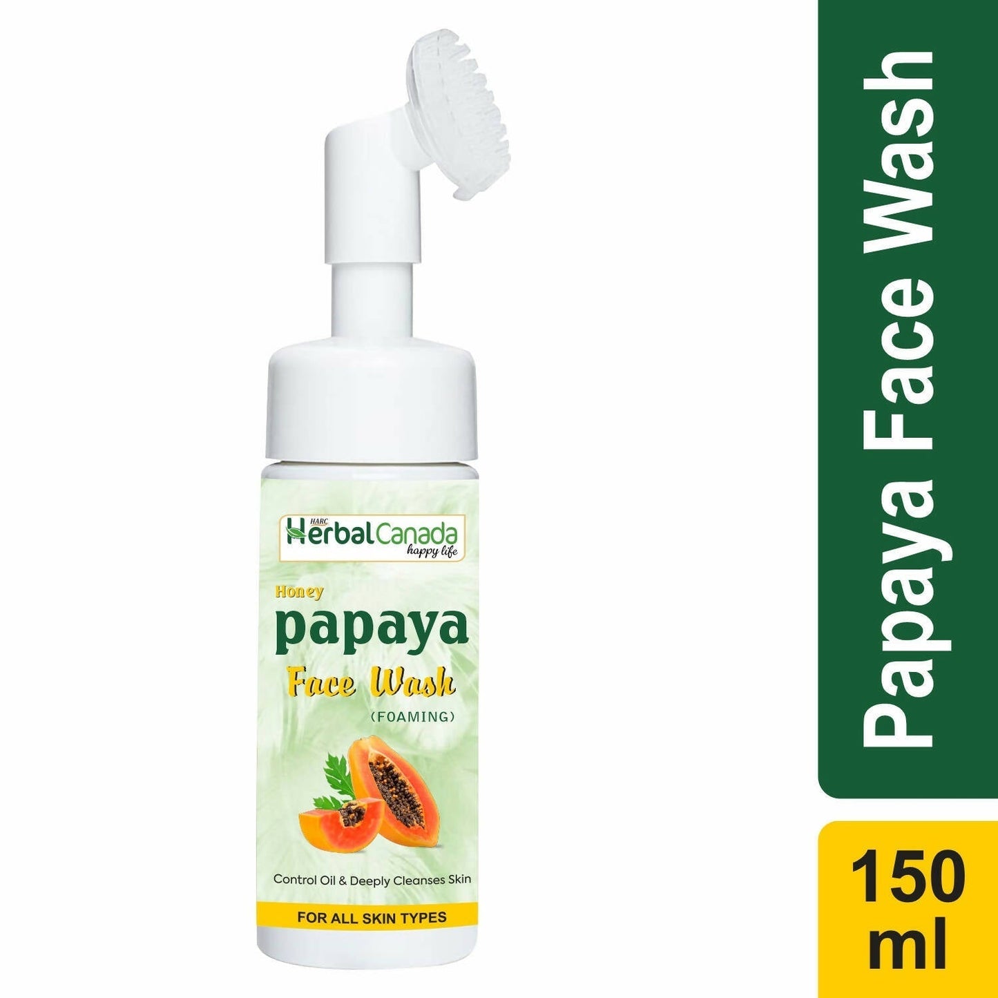 Herbal Canada Honey Papaya Foaming Face Wash