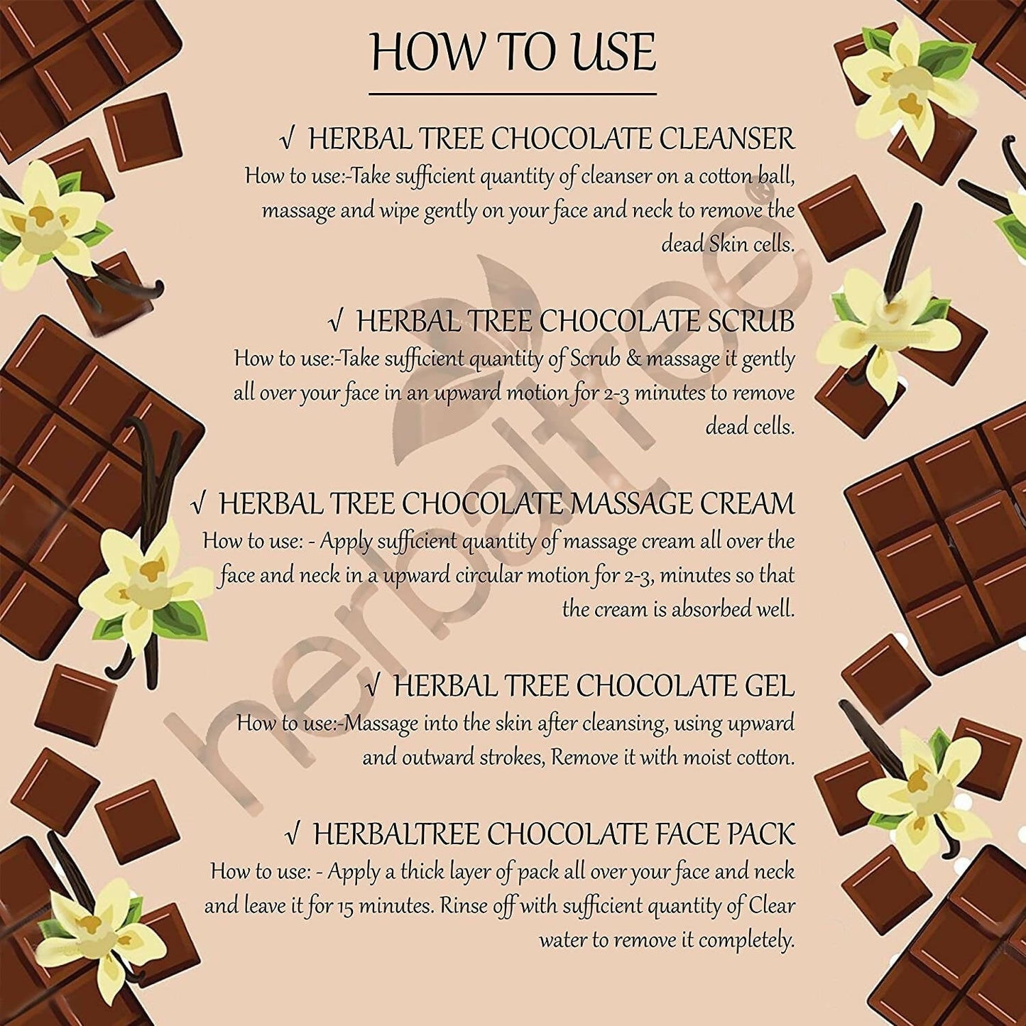 Herbal Tree Chocolate Facial Kit