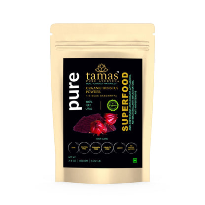 Tamas Pure Ayurveda Superfood Organic Hibiscus Powder