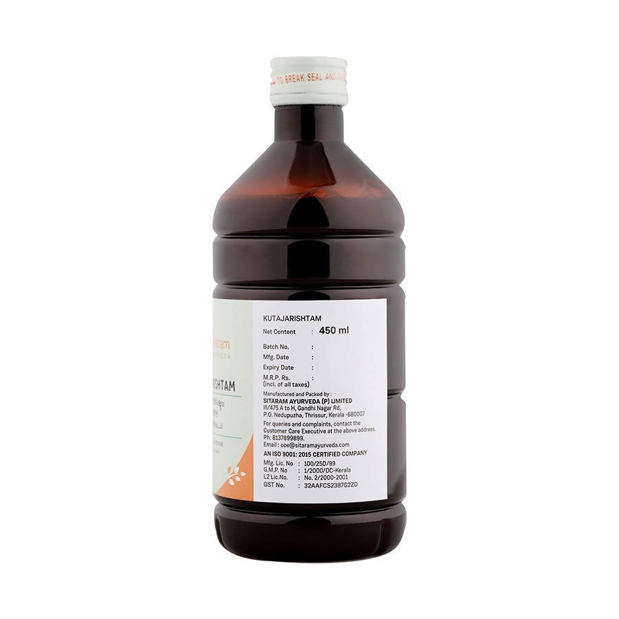 Sitaram Ayurveda Kutajarishtam Syrup