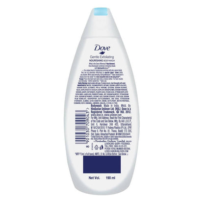 Dove Gentle Exfoliating Nourishing Body Wash