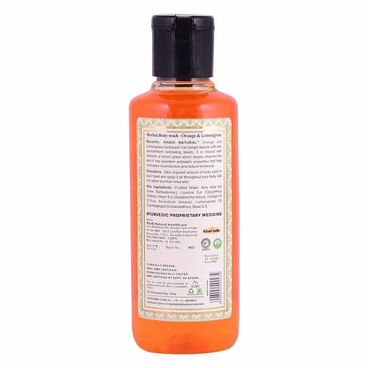 Khadi Natural Orange and Lemongrass Body Wash