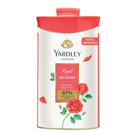 Yardley London Royal Red Rose Talc Powder For Women - BUDEN