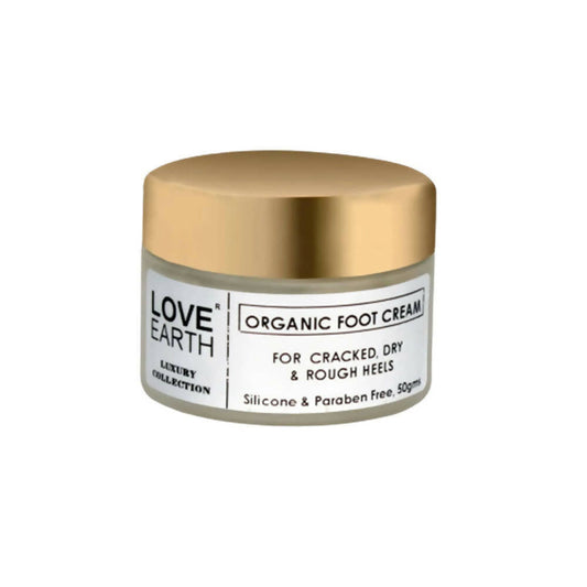 Love Earth Organic Foot Cream For Cracked & Dry Heels - usa canada australia