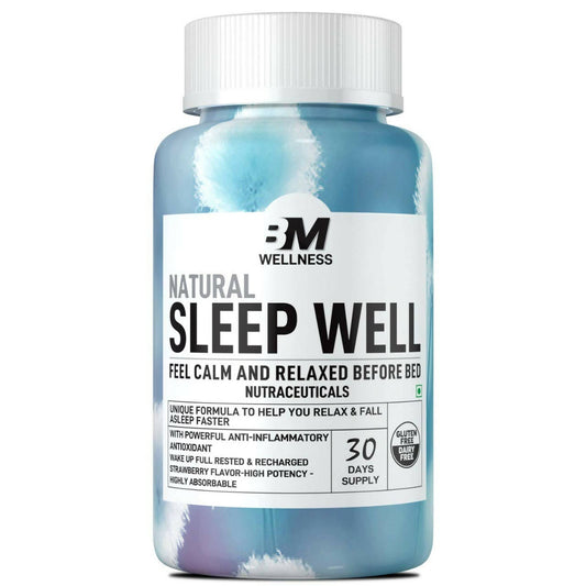 BM Wellness Natural Sleep Well Tablets (800mg) -  usa australia canada 