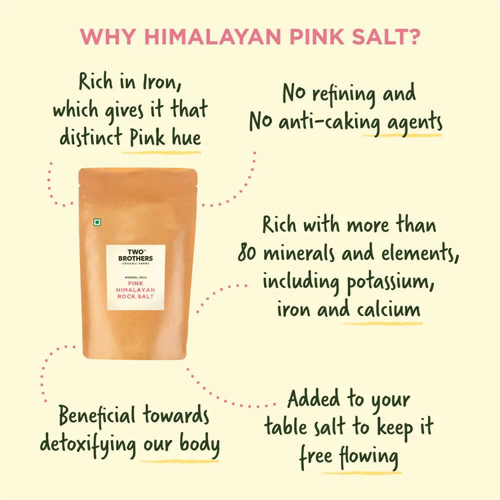 Two Brothers Organic Farms Pink Himalayan Rock Salt