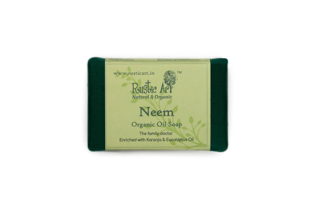 Rustic Art Neem Organic Oil Soap