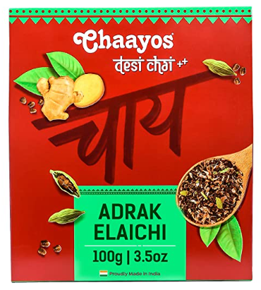 Chaayos Adrak Elaichi Tea Powder (Ginger & Cardamom) - BUDNE