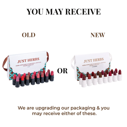Just Herbs Herb Enriched Ayurvedic Lipstick Micro-Mini Kit