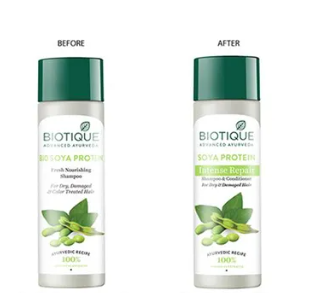 Biotique Advanced Ayurveda Bio Soya Protein Fresh Nourishing Shampoo