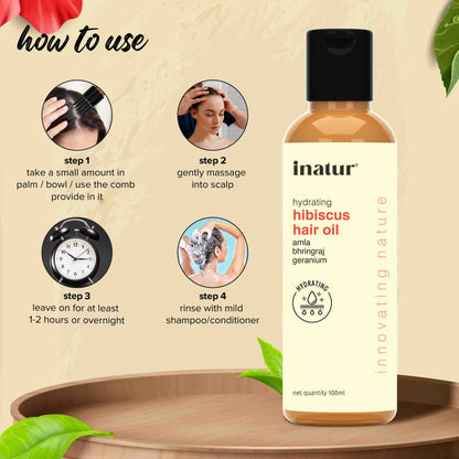 Inatur Hibiscus Hair Oil