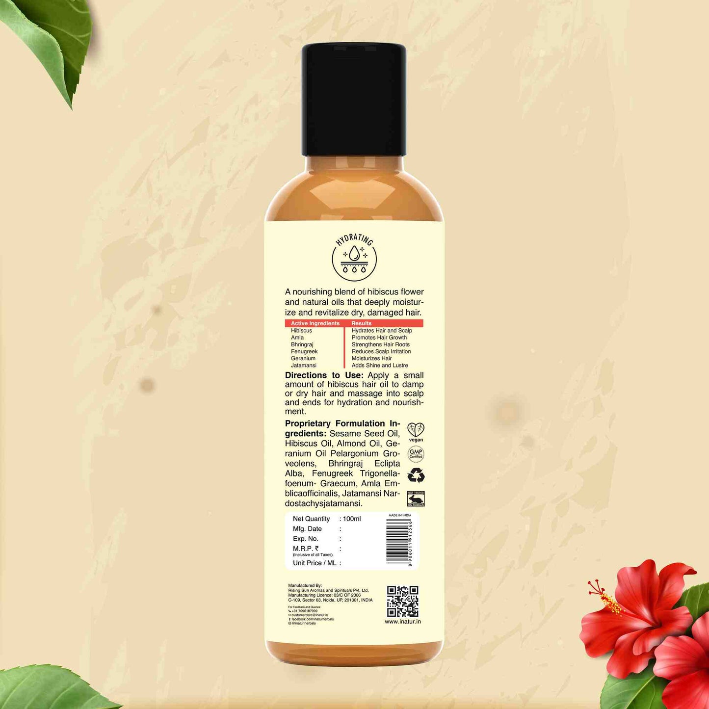 Inatur Hibiscus Hair Oil