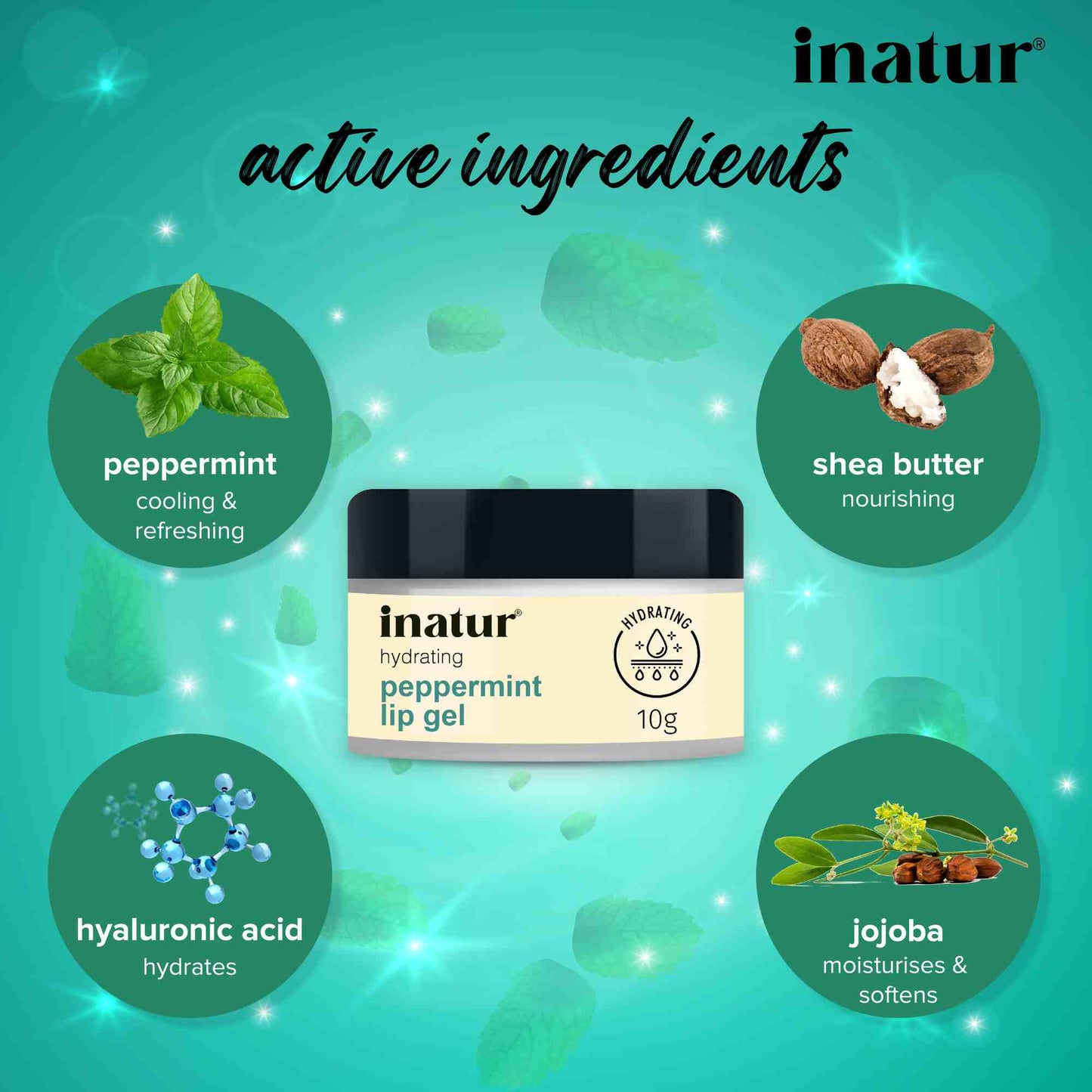 Inatur Peppermint Lip Gel