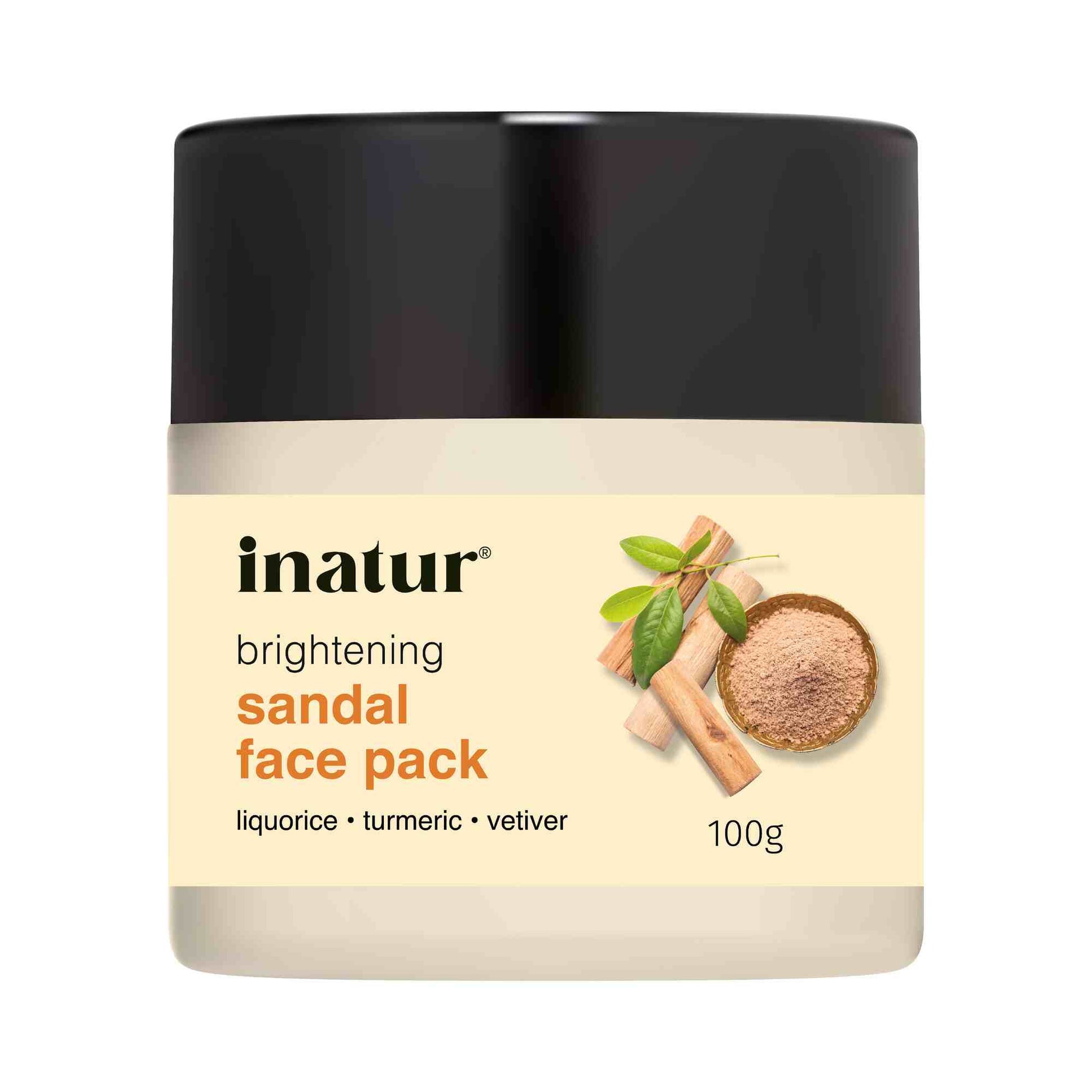 Inatur Sandal Face Pack - usa canada australia