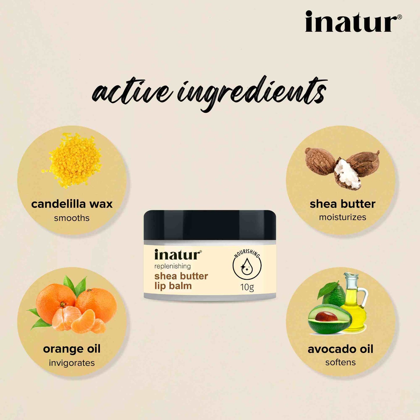 Inatur Shea Butter Lip Balm