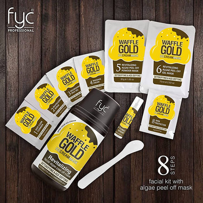 FYC Professional Waffle Gold Ice Cream Mask Facial Kit