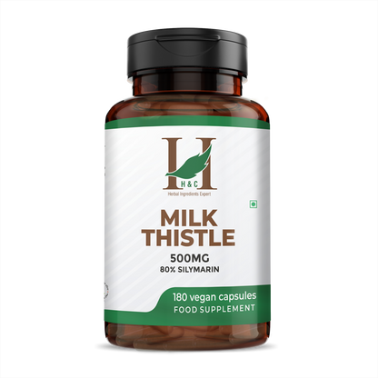 H&C Herbal Milk Thistle Veg Capsules - buy in USA, Australia, Canada