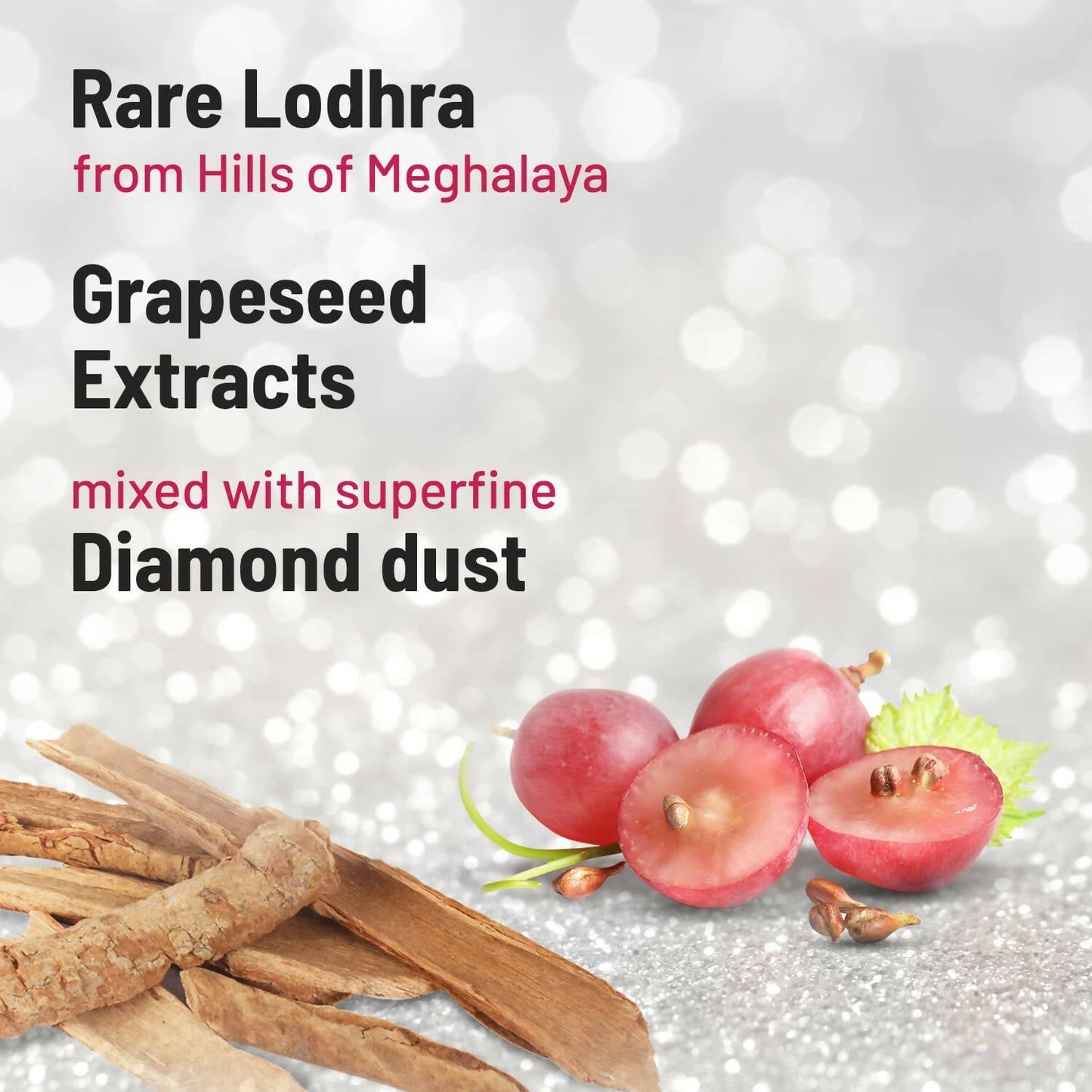 Gynoveda Lodhra And Grapeseed Diamond Face Serum