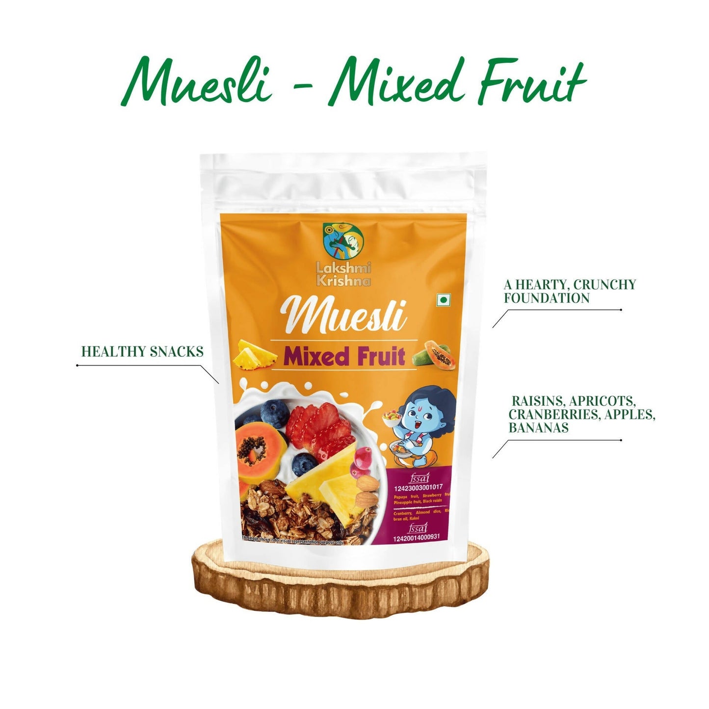 Lakshmi Krishna Muesli - Mixed Fruit