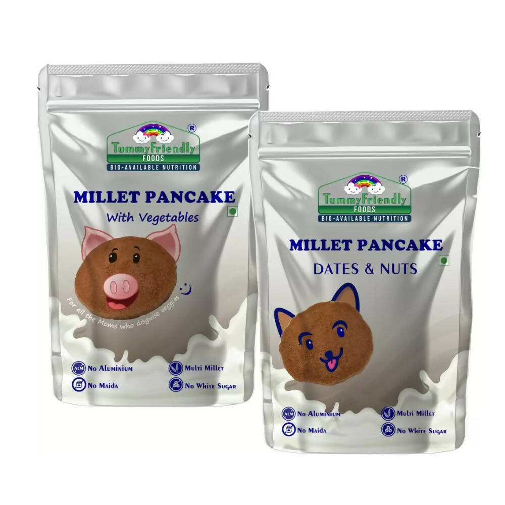 TummyFriendly Foods Millet Pancake Mix - Veggies, Dates, Nuts -  USA, Australia, Canada 
