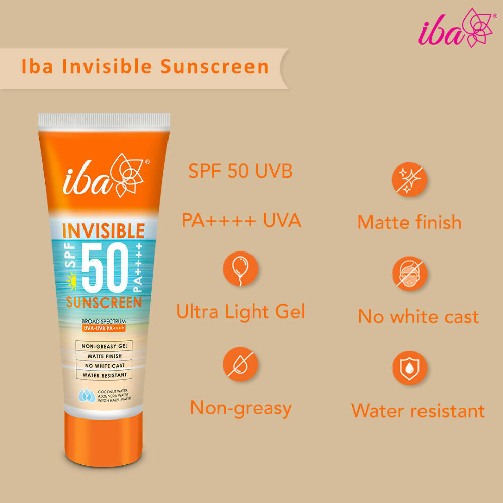 Iba Invisible SPF 50 Pa++++ Sunscreen