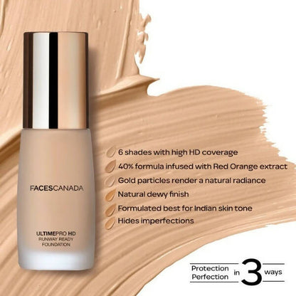 Faces Canada Ultime Pro HD Runway Ready Foundation-Natural 02