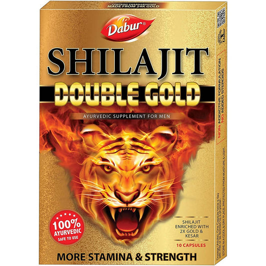 Dabur Shilajit Double Gold Capsules - BUDNEDabur Shilajit Double Gold Capsules