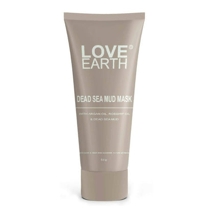 Love Earth Dead Sea Mud Mask with Argan Oil and Rosehip Oil - BUDNE