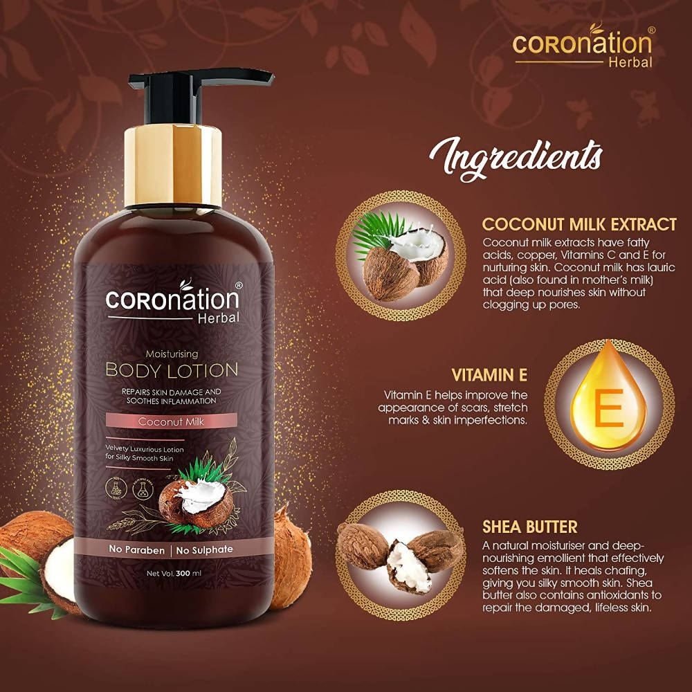Coronation Herbal Coconut Milk Body Lotion